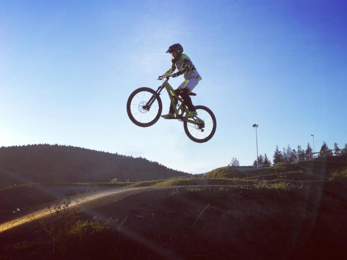 Bergkristall Direkt Am Bikepark Und Skigebiet, 2 Schlafzimmer, Terrasse, Abschliessbarer Keller وينتربرغ المظهر الخارجي الصورة